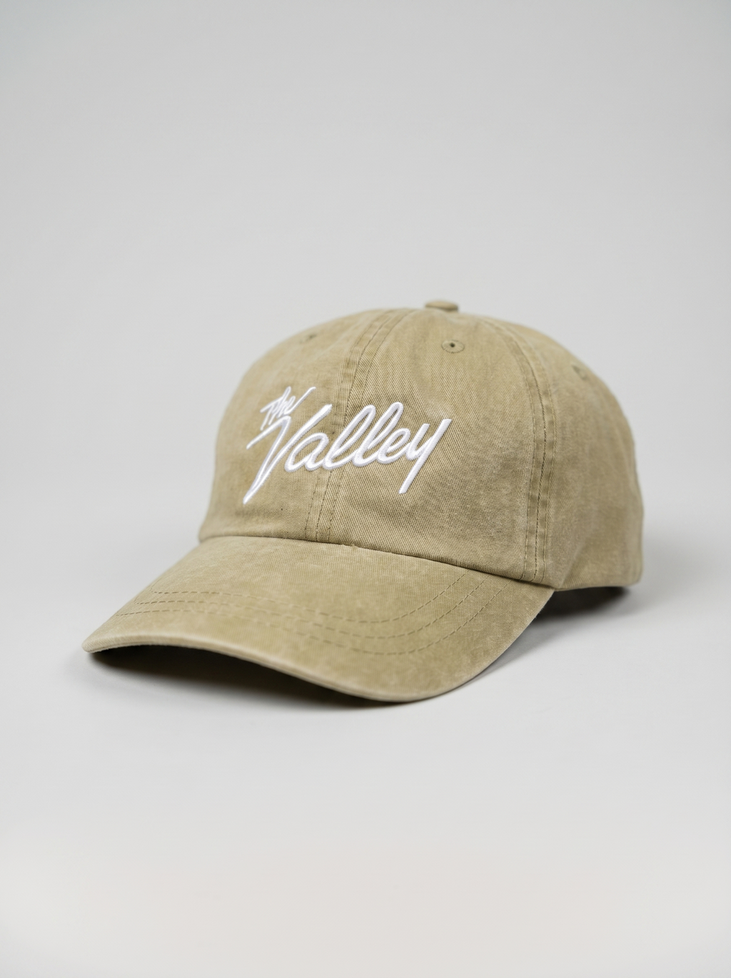 The Valley Dad Hat- Green Acid Wash