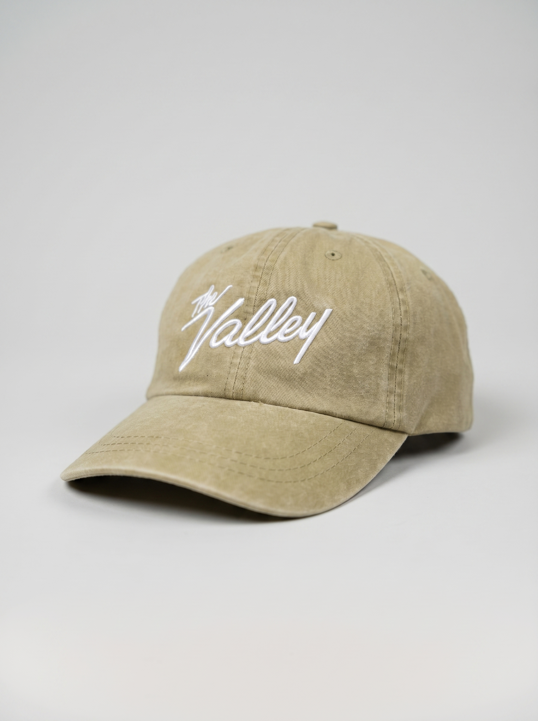 The Valley Dad Hat- Green Acid Wash